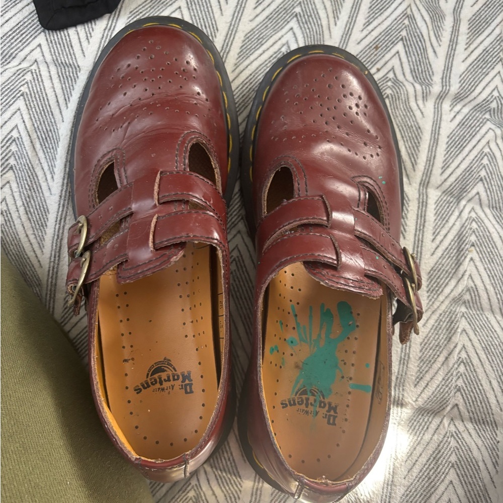 Dr. Martens  Cherry Red Shoes